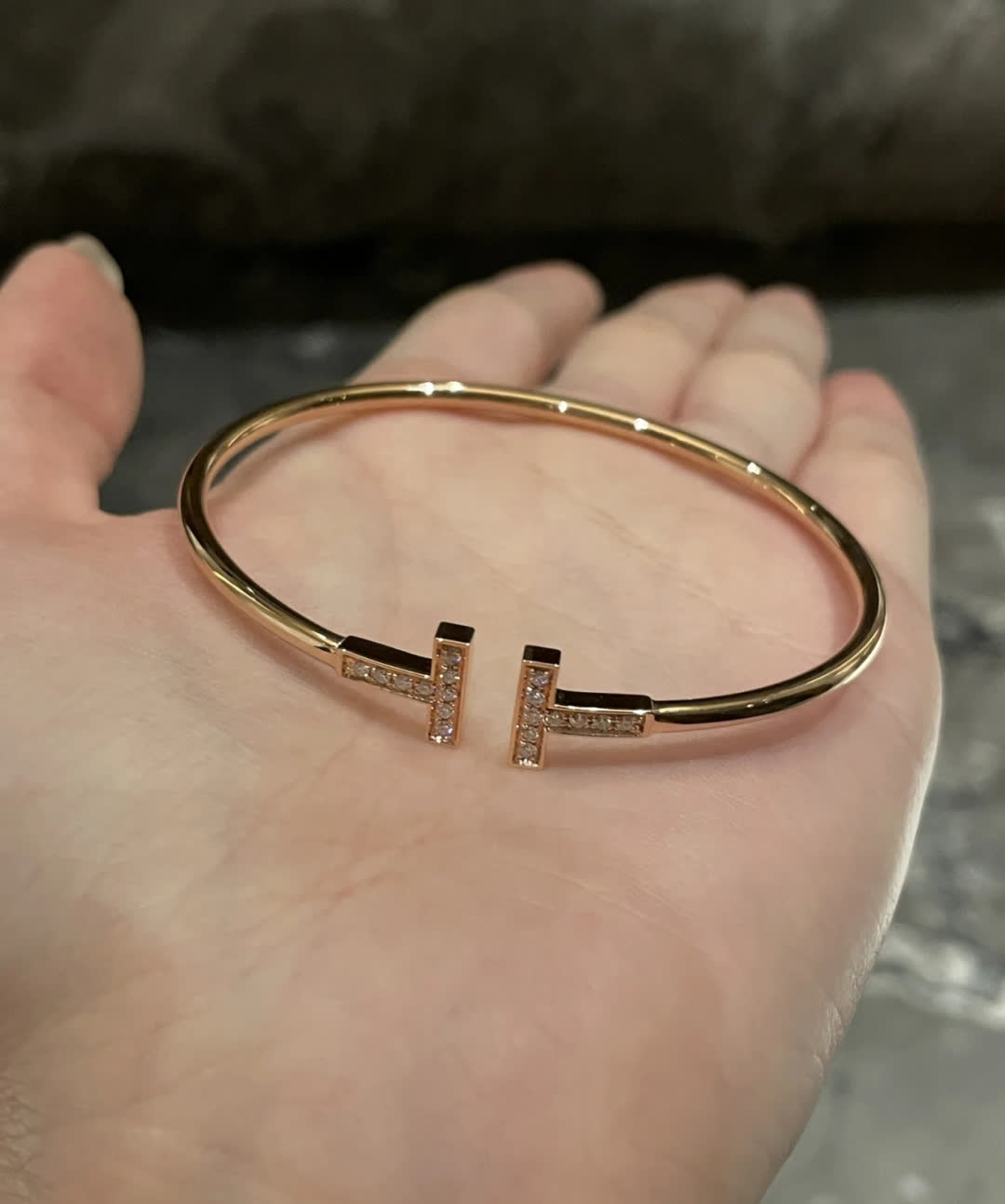 Tiffany & Co. T-Logo Bangle Bracelet